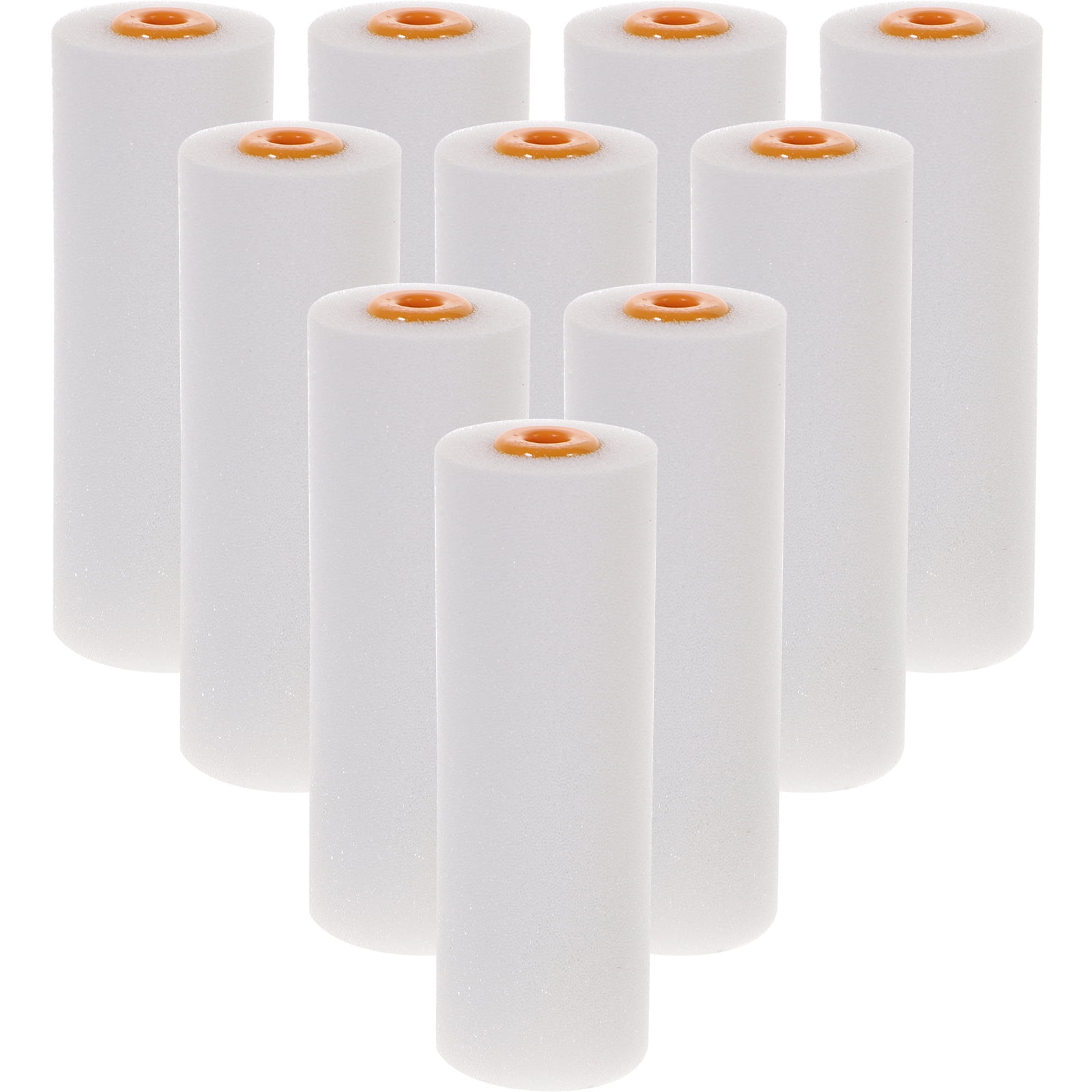 10 Pcs Sponge Paint Roller House Painting Supplies Mini Foams Brush Rollers Floormat for