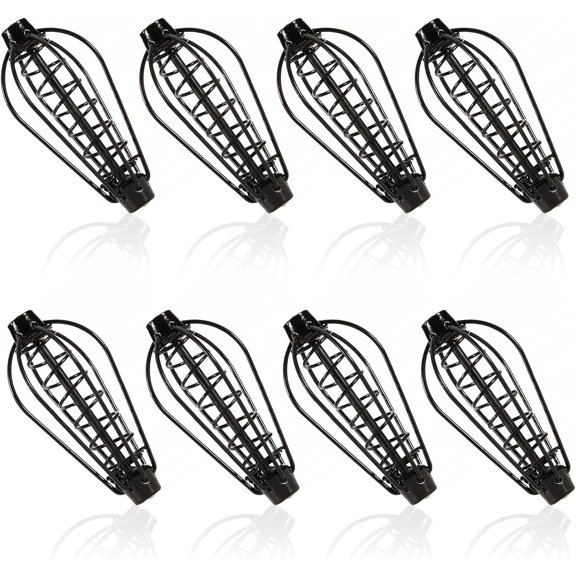 10 Pcs Spring Fishing Feeder Cage, Carp Bait Holder for Bottom Fishing Rig, Tackle Accessories