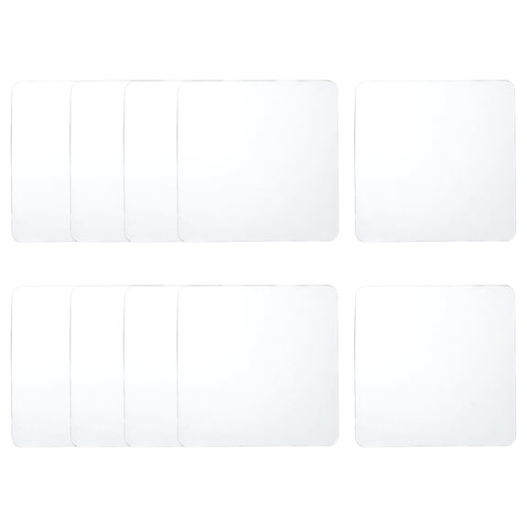 10 Pcs Square Anti-Slip Mat, 3.15" Phone Grip Pad, Clear