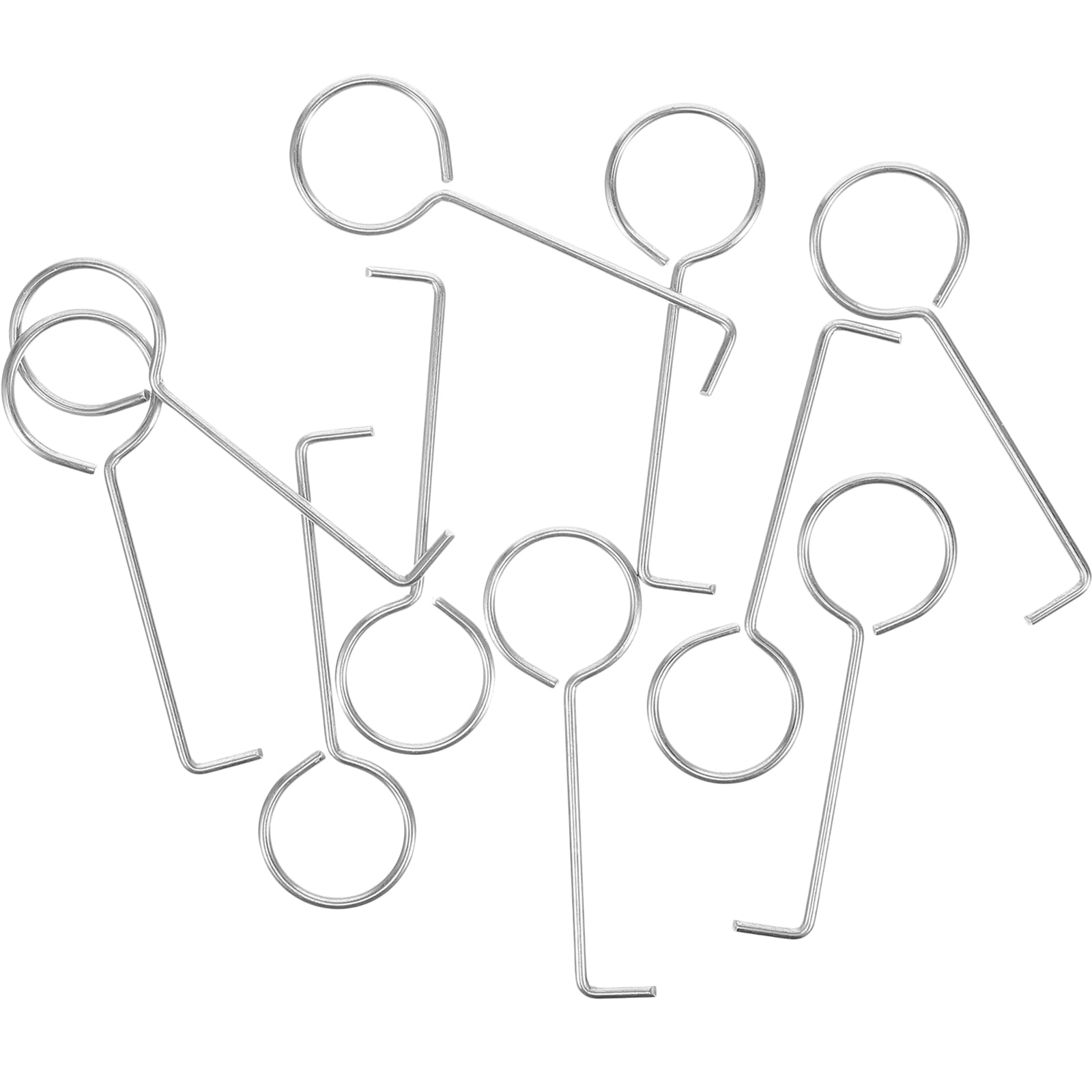 10 Pcs Stainless Drain Hook Bath Tub Removal Tool Sink Strainers Hair