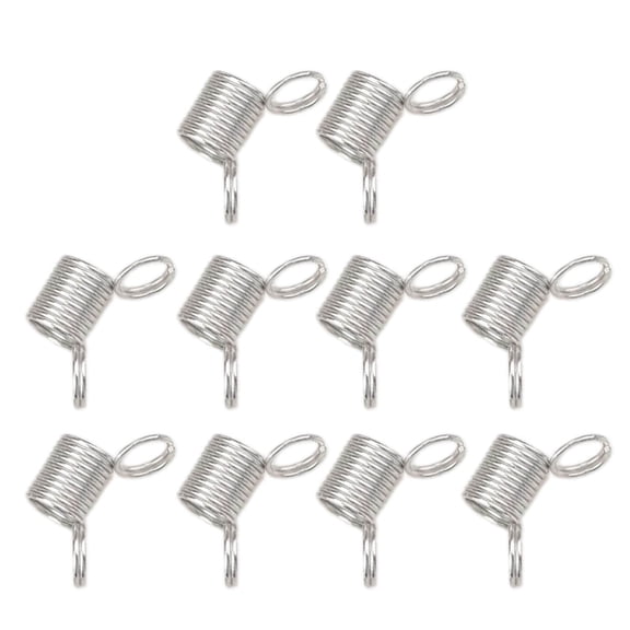 10 Pcs Stainless Steel Bead Stop Spring Clamps Creative Bead Line End Clasps Jewelry Making Accessories