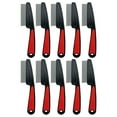 thumbnail image 1 of 10 Pcs Stainless Steel Pet Combs for Dogs & Cats - Fine & Wide Tooth Comb Set with Rubber Handle, Flea Comb, Dandruff Remover, Grooming & Scalp Massage Tool for Pets, 1 of 5