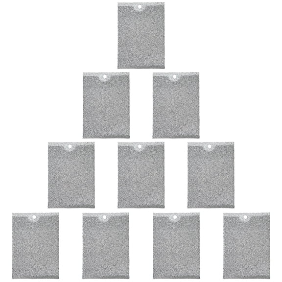10 Pcs Steel Wire Cleaning Cloths, Polyester & Steel Mesh Scrubber, Dual-Sided Non-Scratch Dishwashing Rag, 3.9 x 5.5 in, Reusable Kitchen Scourer for Pots Pans Cookware