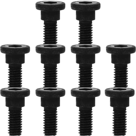 10 Pcs Step Screws Black Screws Allen Screws Machine Screws Screw Caps Socket Screws