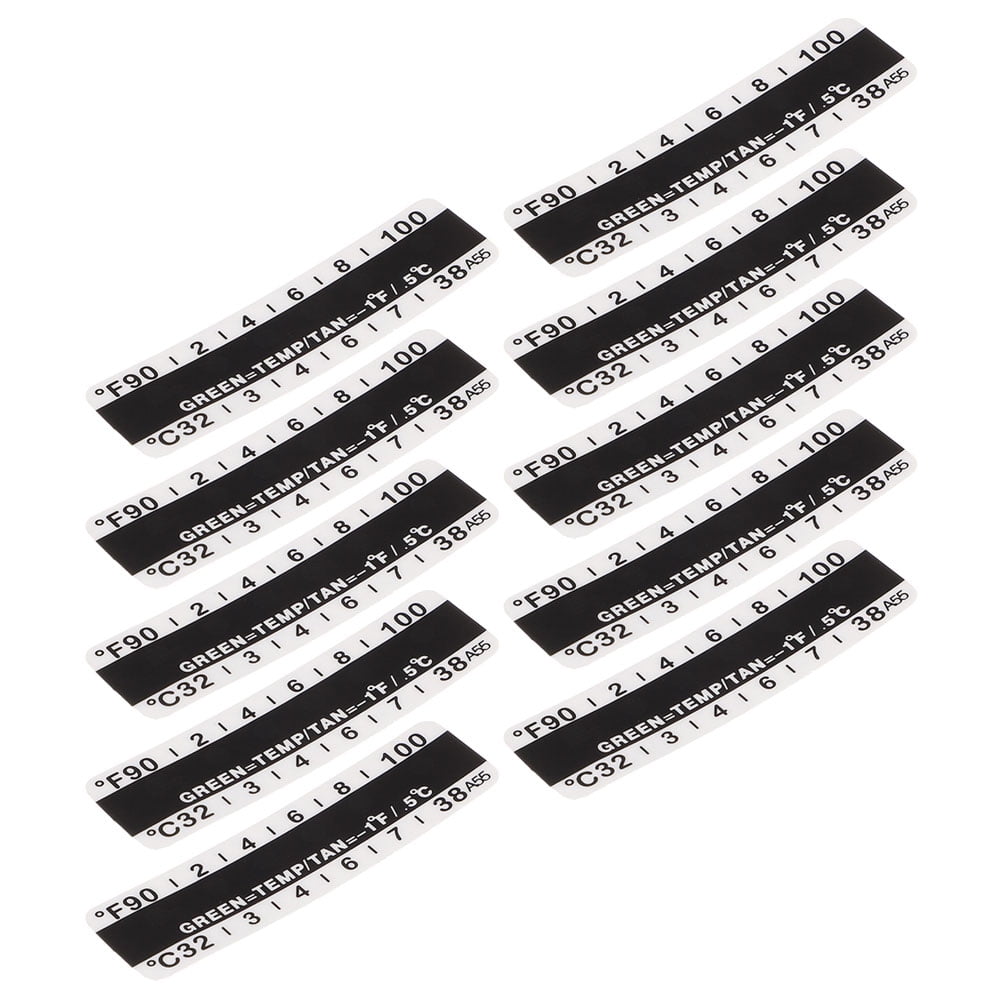 10 Pcs Stickers Thermometer Strips For Urine Urine Testing Adhesive