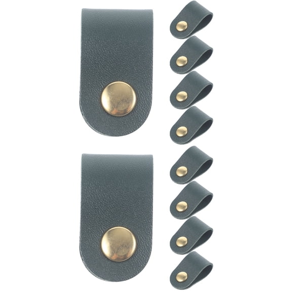 CIMAXIC Dark Green Practical Cord Organizers for Home Wire Management 10Pcs