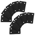 thumbnail image 1 of 10pcs Stainless Steel Furniture Brackets for Strong Support and Easy Assembly Black, 1 of 6
