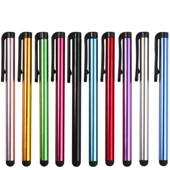 10 Pcs Stylus Pens for Touch Screens Premium Plastic Universal Capacitive Stylus Universal Capacitive Touch Screen Pens Plastic Touch Screen Capacitive Stylist Pen for All Touch Screen Devices 2.75"