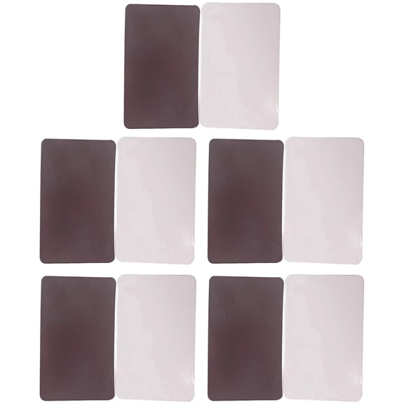 10 Pcs Metal-gripping Sublimation Blank, DIY Soft Fridge-gripping Blanks, Rectangle Sublimation Blanks for Photo Printing, DIY Decor Supply for Home Office Car