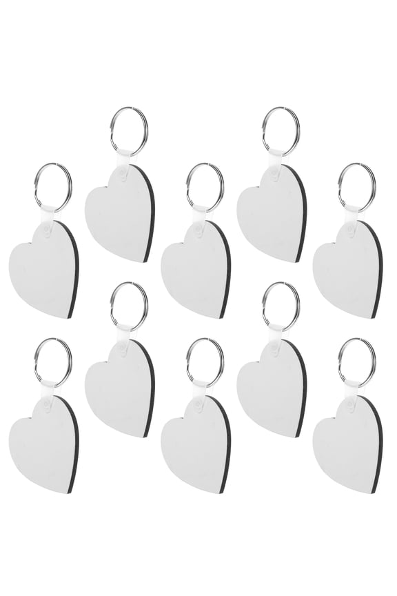 10 Pcs Sublimation Blanks Bulk Key Organizer Lanyard Keychains for