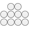 thumbnail image 1 of 10 Pcs Sublimation Cloth Badge Blank Circular Patches Sticker Chic Tablecloth, 1 of 6