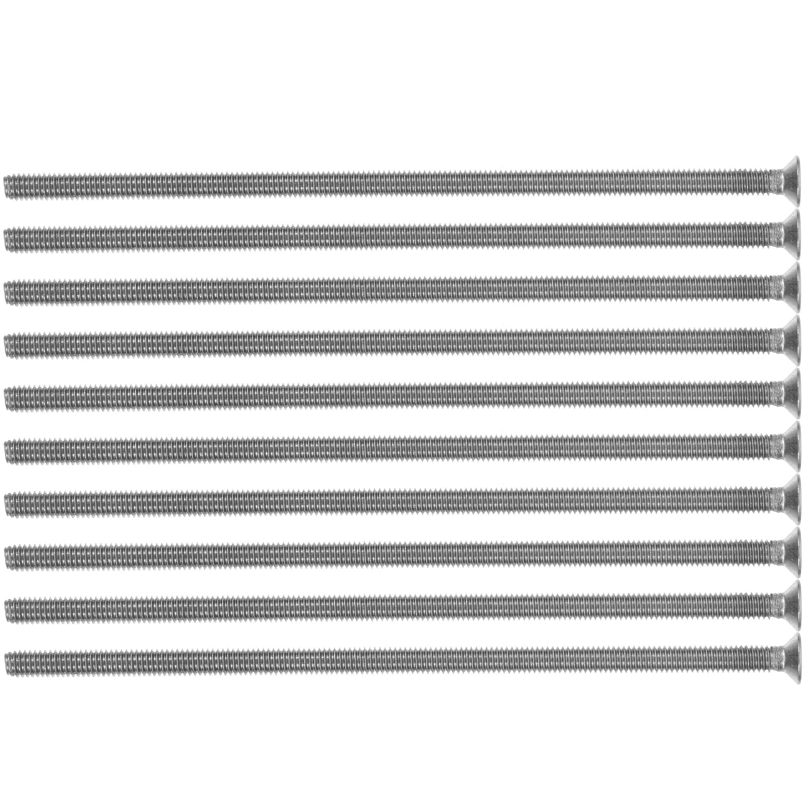 FENGGUIQU mounting screws Extended Length Screws Silver 10pcs