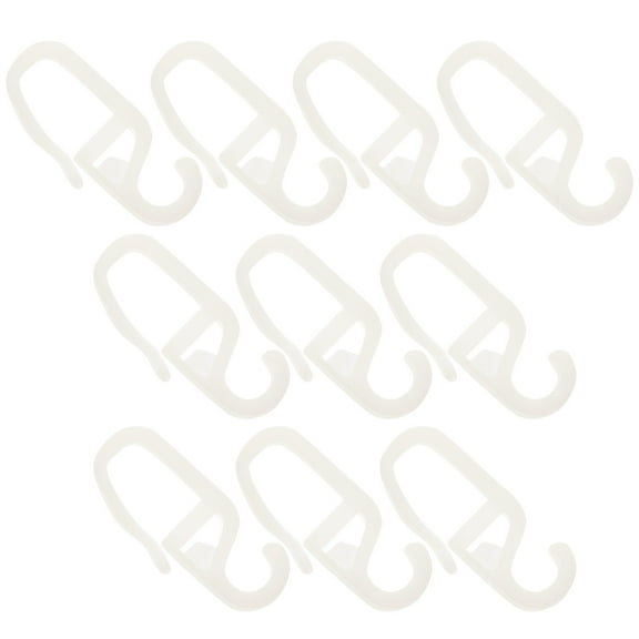 10 Pcs System Curtain Pulley Hook Smooth Sliding Hooks Guide