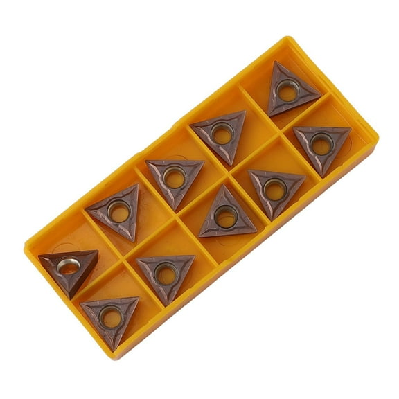 10 Pcs TCMT16T304 Tungsten Carbide Inserts TCMT 32.51 for 1/2 Lathe-Turning-Tool