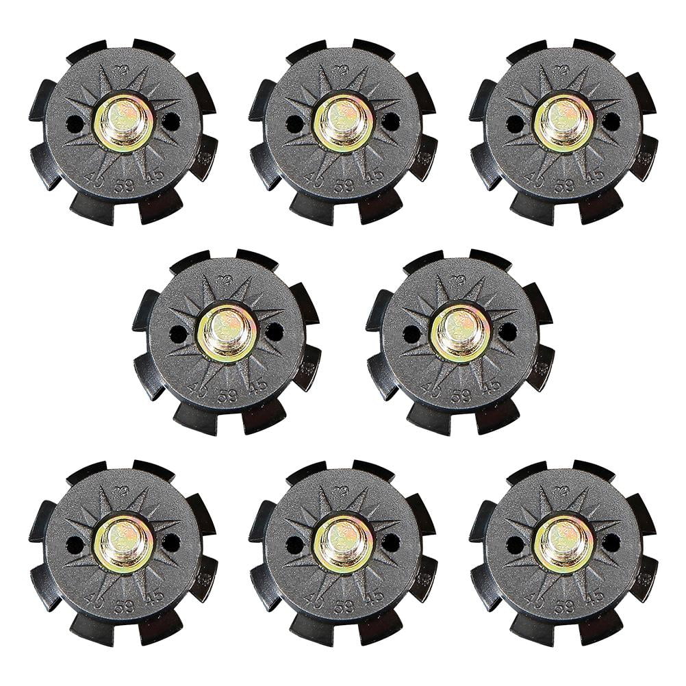 10 Pcs TPU Soft Spikes Sets for Cricket Shoes Golf Cleats Spikes Replacement Mult function Portable Metal Threading Shoe Spikes Walmart