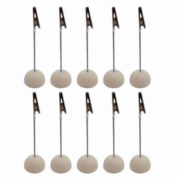 10 Pcs Table Number Holders Place Card Holders with Clips Photo Stand Picture Holders for Presenting Greeting Cards
