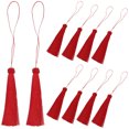 thumbnail image 1 of TEHAUX Hanging Tassels Polyester Red Christmas Decorations 10Set 12.18X0.79X0.39In, 1 of 6