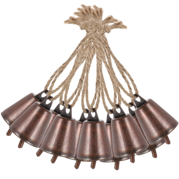 10 Pcs The Bell Chinese Antique Bells Hanging Decor Christmas Tree Decorations Animal Ornament