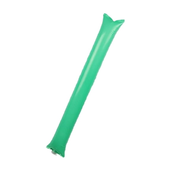 10 Pcs Thunder Stick Team Spirit Boom Stick Cheering Accessories Cheerleading Spirit Noise Maker Plastic Clapper Inflatable Noise Maker Sports Supply (Green)
