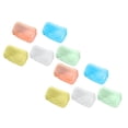 thumbnail image 1 of 10 Pcs Toothbrush Covers Portable Toothbrush Protector Coverings Clips Travel Protector Plastic Brush Pod Protection Clip Case Tooth Brush Covers for Bathroom Travel Supplies, 1.57 Inch, Multicolor, 1 of 6