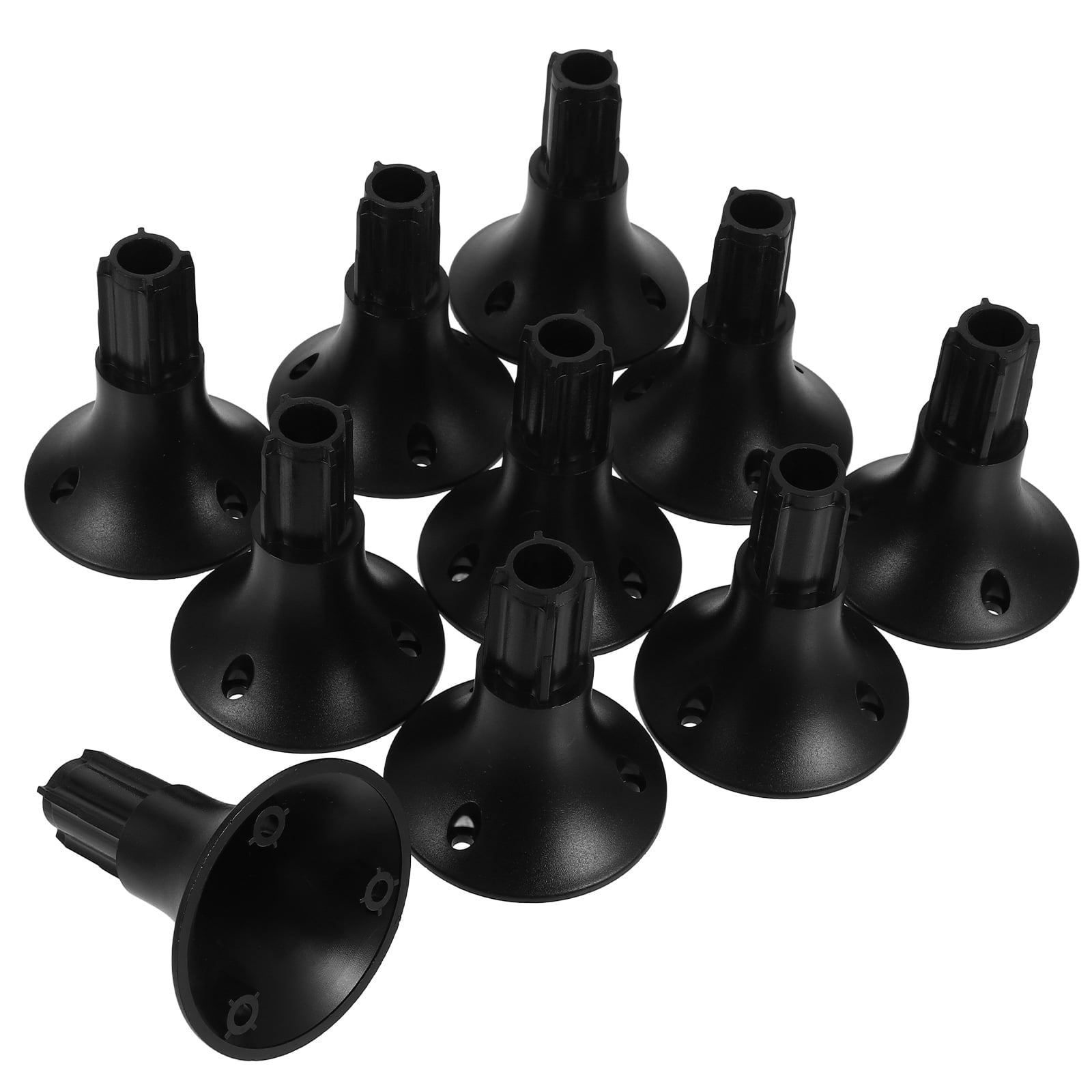 10 Pcs Torch Lamp Base Garden Light Holder Lights Holder Ground Solar Lights Base