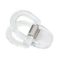 thumbnail image 1 of 10 Pcs Transparent Adjustable Hem Clips,Trouser Hem Clips,Adjustable Length Shortener For Pants,No Slip Pant Leg Tightener,Instant Shortening For Jeans, Trousers, Dress Pants,Trouser Clip,White, 1 of 5