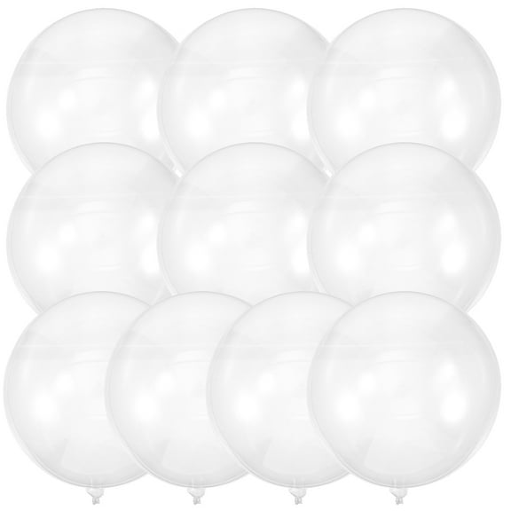 10 Pcs Transparent Wave Balloon Clear Balloons Birthday Decoration New Years Decorate Decorations Plastic