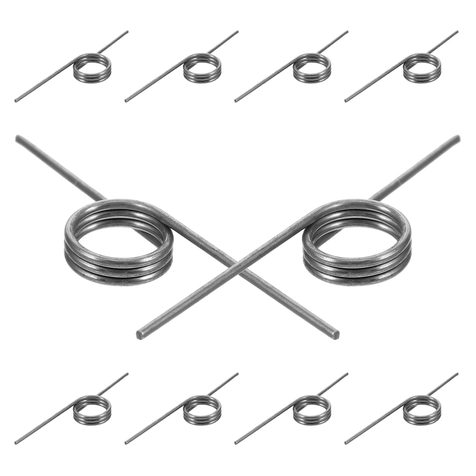 WRITWAA 10pcs Silver Trash Can Lid Torsional Spring for Repair and ...