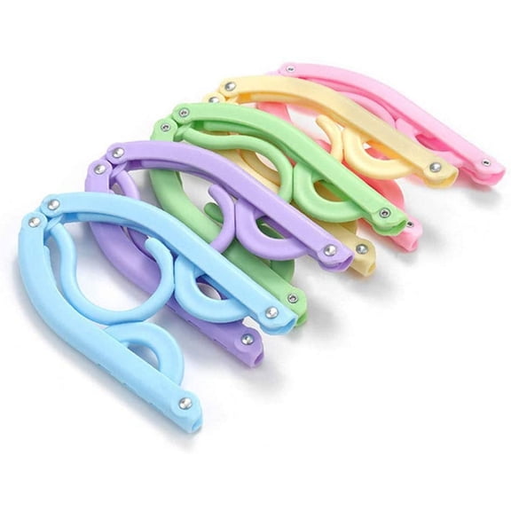 10 Pcs Travel Hangers Cruise Ship Essentials Accessories Portable Folding Clothes Hanger Foldable Drying Rack