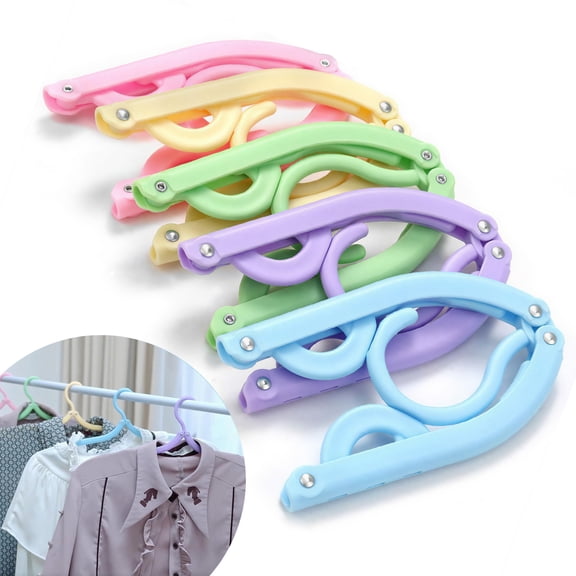 10 Pcs Travel Hangers Cruise Ship Essentials Accessories Portable Folding Clothes Hanger Foldable Drying Rack