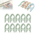 thumbnail image 1 of 10 Pcs Travel Hangers, Household Multifunctional Space-Saving Cloth Hanger, Cruise Ship Essentials Accessories, Portable Folding Clothes Hanger Foldable Drying Rack, 3.0x5.0", 1 of 8