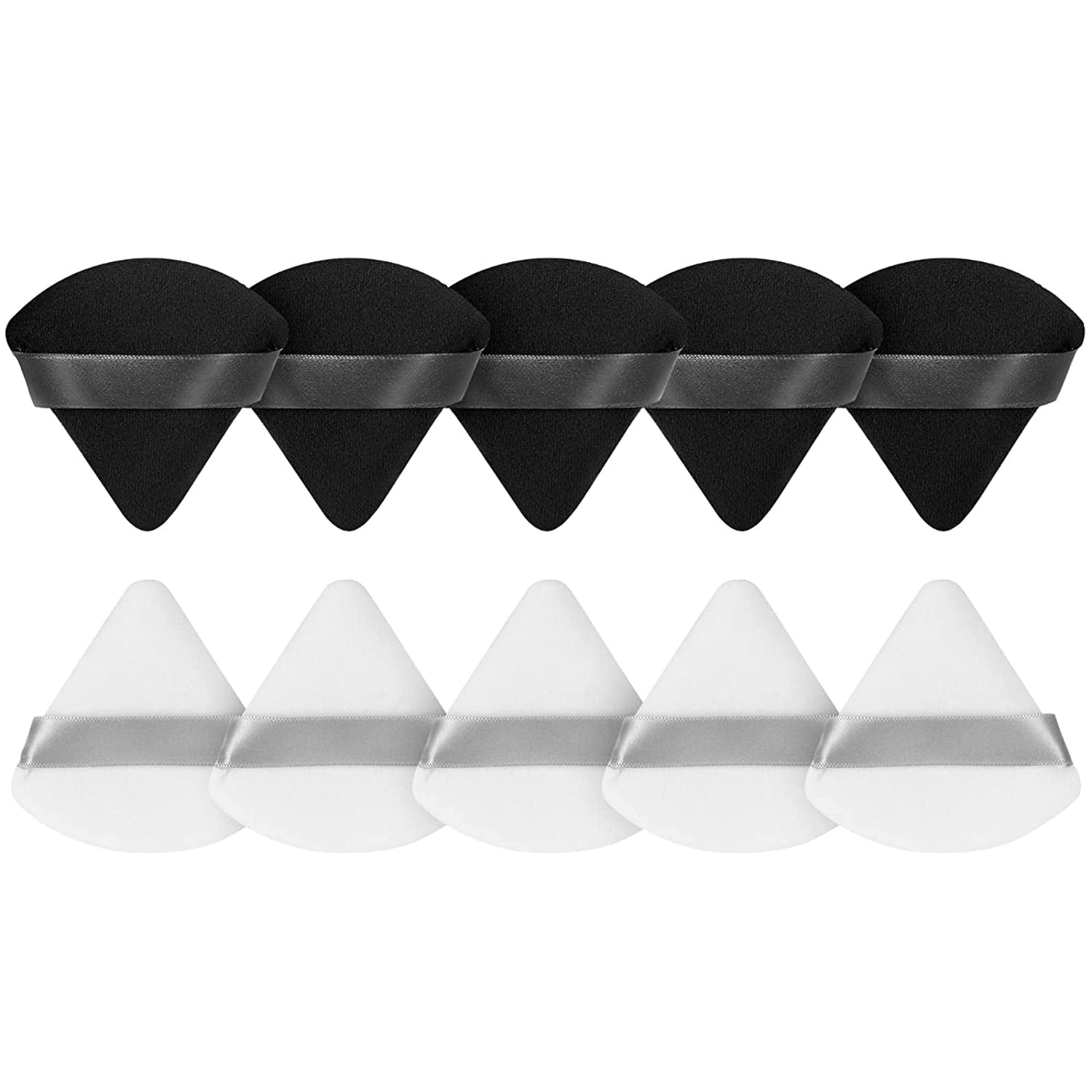 10 Pcs Triangle Powder Puff to Make Your Skin Flawless Setting Powder Puff Beauty Puff for