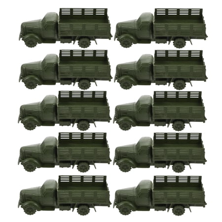 Homoyoyo 10 Pcs Children's Toy Car Model Set, PP Material, Educational and Vehicles for Kids