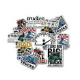 thumbnail image 1 of 10 Pcs Trucker Humor Stickers Pack | Funny Truck Driver Vinyl Decals | CDL, Big Trucks, Flatbed & Trucking Gifts, 1 of 10