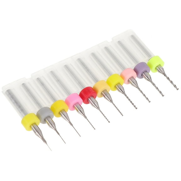 GOOHOCHY Tungsten Steel Drill Bits Set for Machine with High Hardness and Durability 10pcs Assorted Color
