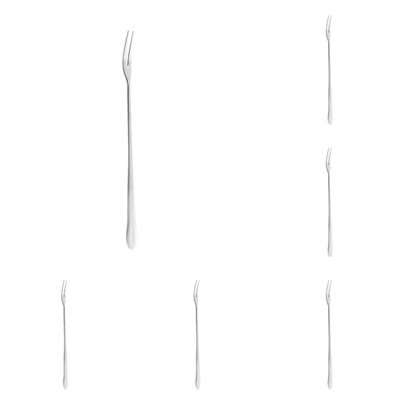 10 Pcs Two Pronged Carving Fork For Meat,8 Inch Meat Fork 2 Prongs With Handle,Small 2 Prong Tasting Appetizer Fork,Dessert Salad Fruit Fork For Party Travel,Cooking Forks 2 Prong,(10 PCS,8.07 in)