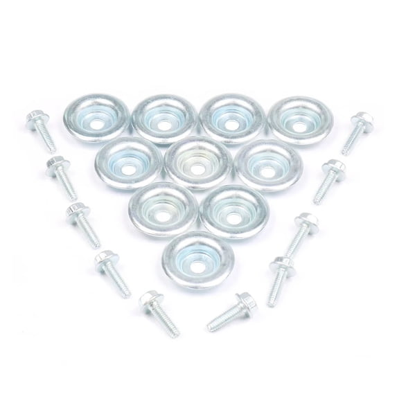 10 Pcs UTV Skid Plate Washers Bolt Kit For Polaris RZR 570 800 900 1000 XP Ranger General RS1 OE: 7556065 7518529