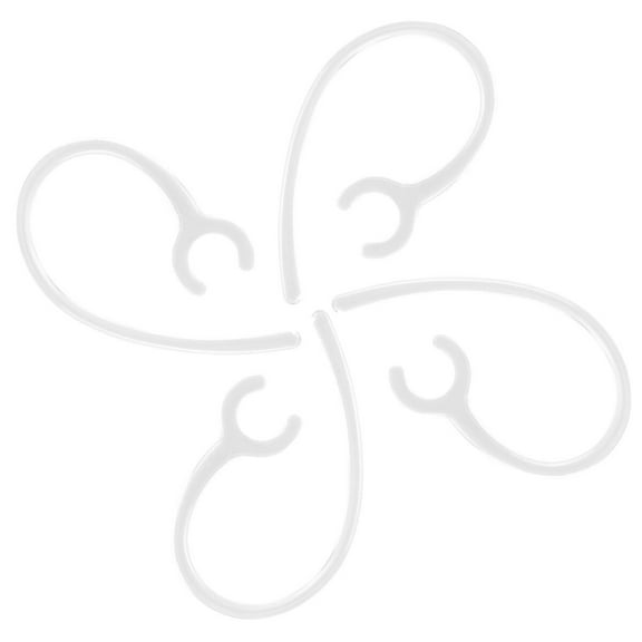 10 Pcs Universal Small Hanging Clamp Earphone Ear Hook Loop Clip Replacement 8.5mm(Random Color)