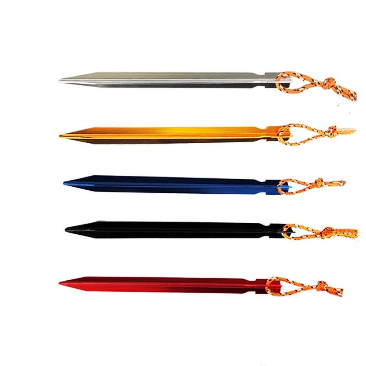 10 Pcs V Shape Peg Awning Tent Pegs Snow Tent Pegs Sand Tent Pegs Snow