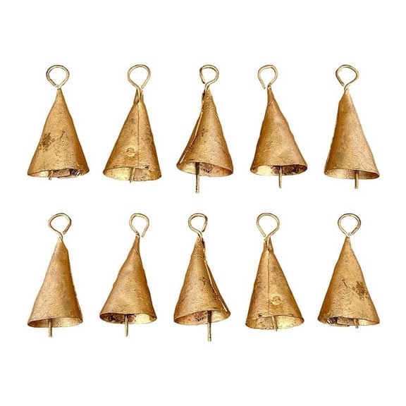 Vintage Hanging Bells Christmas Decorations Bells for Home Decor, C