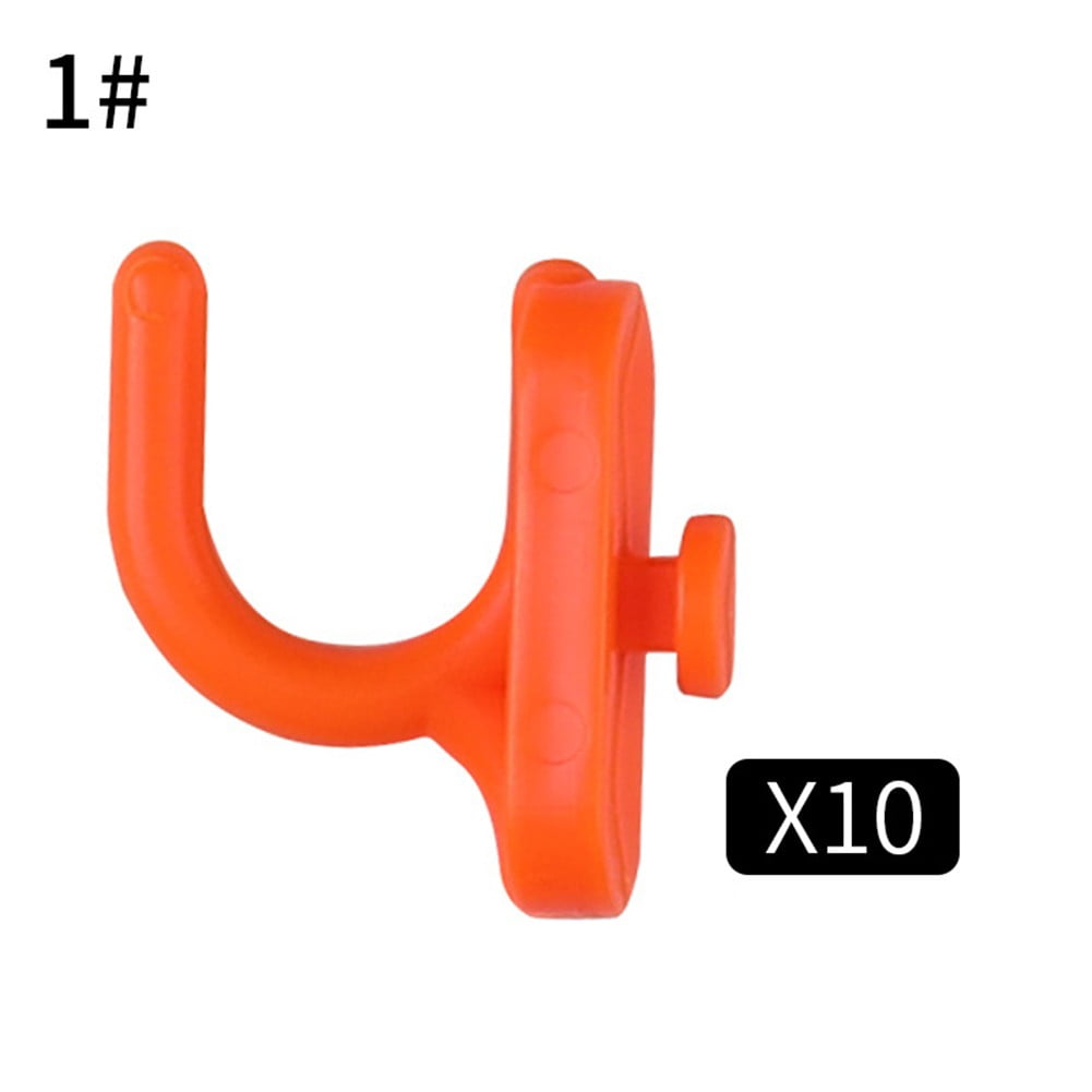 10 Pcs Wall-Mounted Tool Hook Storage Rack for Garage Organization ...