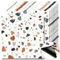 thumbnail image 1 of 10 Pcs Warm‑Tone Terrazzo Peel and Stick Floor Tiles, 12x12 in Covers 10 Sq. Ft. Self‑Adhesive DIY Vinyl Flooring, Removable & Waterproof for Bathroom, Kitchen, Walls, Bedroom, 1 of 8