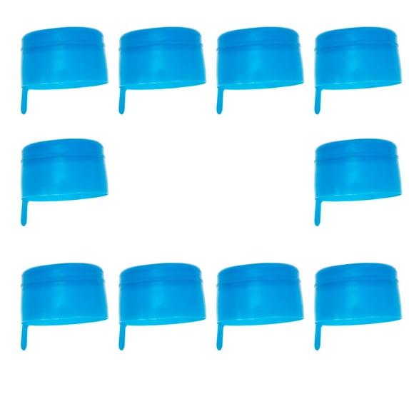 10 Pcs Water Bottles Plastic 5 Gallon Jug Sports Handle Sealing Cap