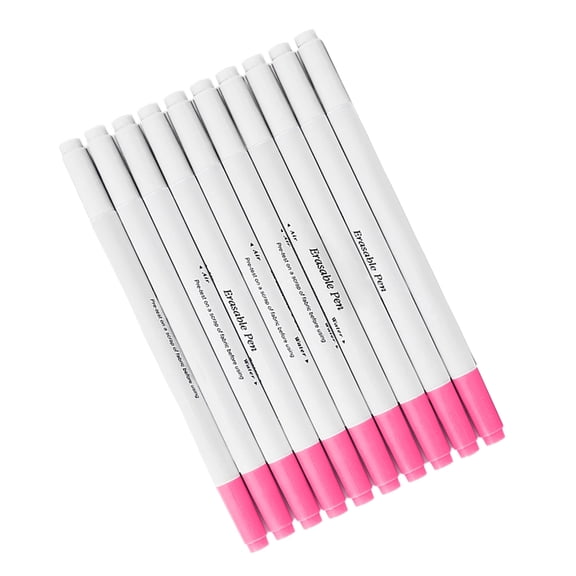 10 Pcs Water Soluble Pen Erasable Marking Pen Fabric Markers Pens for Marking