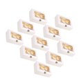 10 Pcs White Gift Boxes Cupcake Containers Cupcake to Go Boxes Muffin