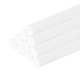 thumbnail image 1 of Uxcell Plastic Rods ABS Styrene Round Stick Round Solid Bar DIY Model for DIY Toys Building Making Architectural Model Making White 6/25" x 10", 1 of 6