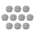 thumbnail image 1 of 10 Pcs Wicker Rattan Balls 2.4 Inch Rattan Decorative Balls for Vase Fillers Home Decor Silver, 1 of 5