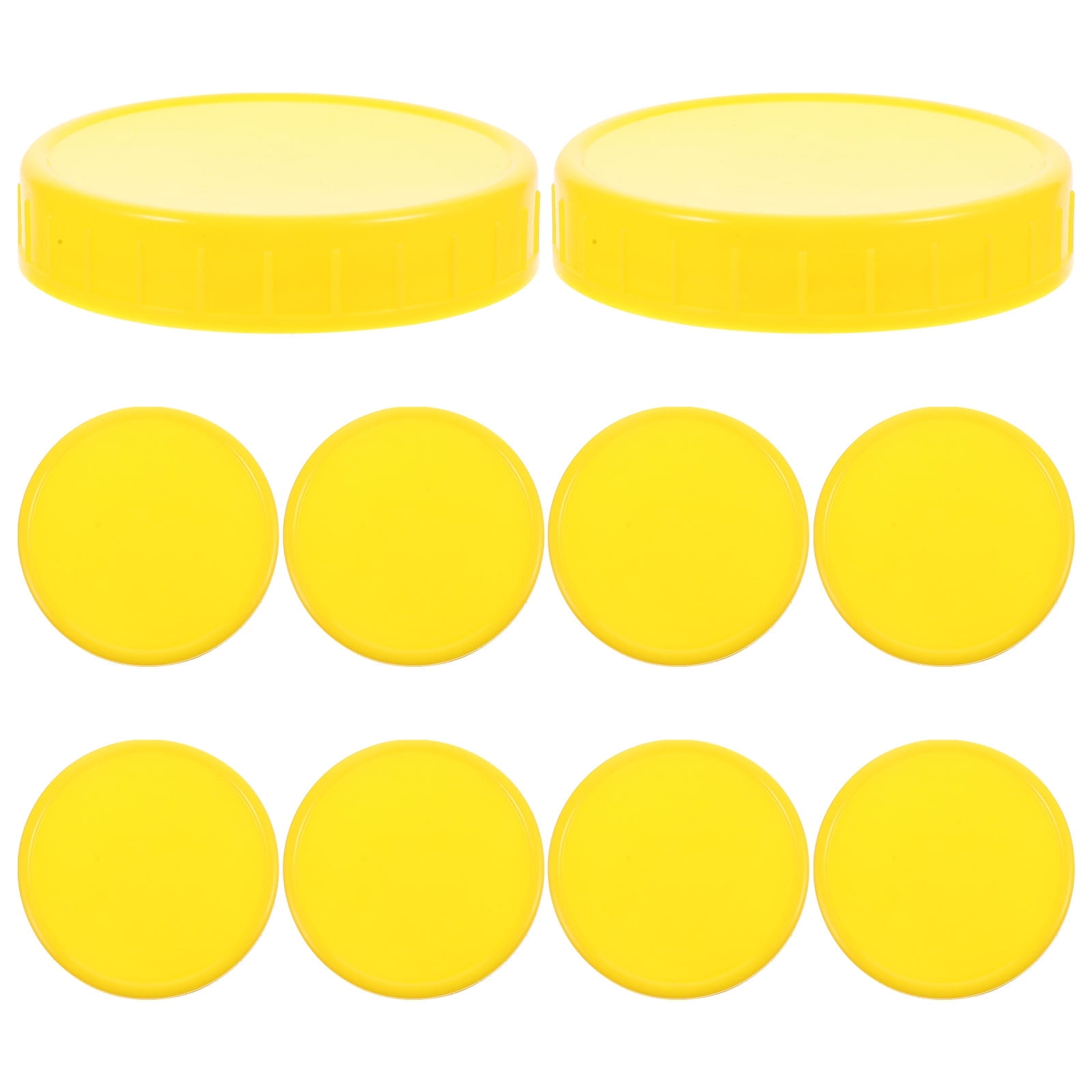 10pc White Mason Canning Drinking Jars Lid 70mm/86mm Inner Diameter