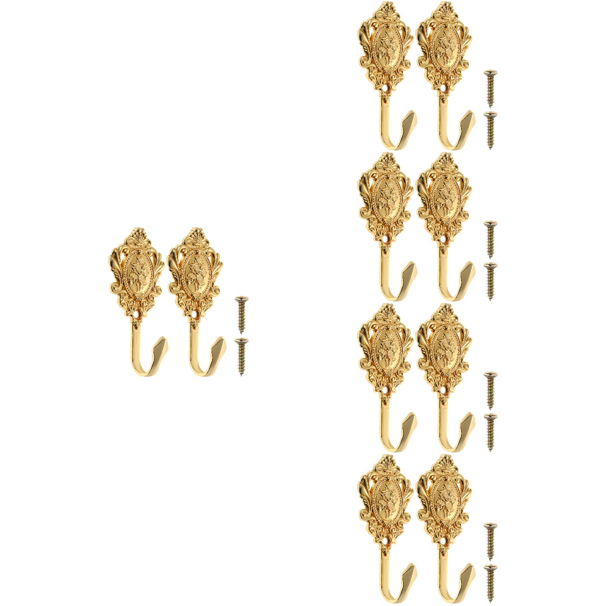 10 Pcs Window Curtains Curtain Holdbacks Hooks Drapery Hooks Curtain