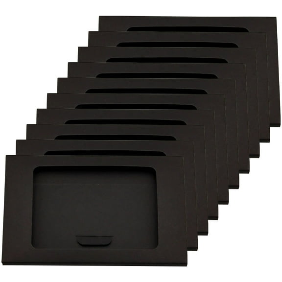 10 Pcs Window Envelope Box Paper Boxes Postcard Container 4x6 Envelopes for Invitations Kraft Case